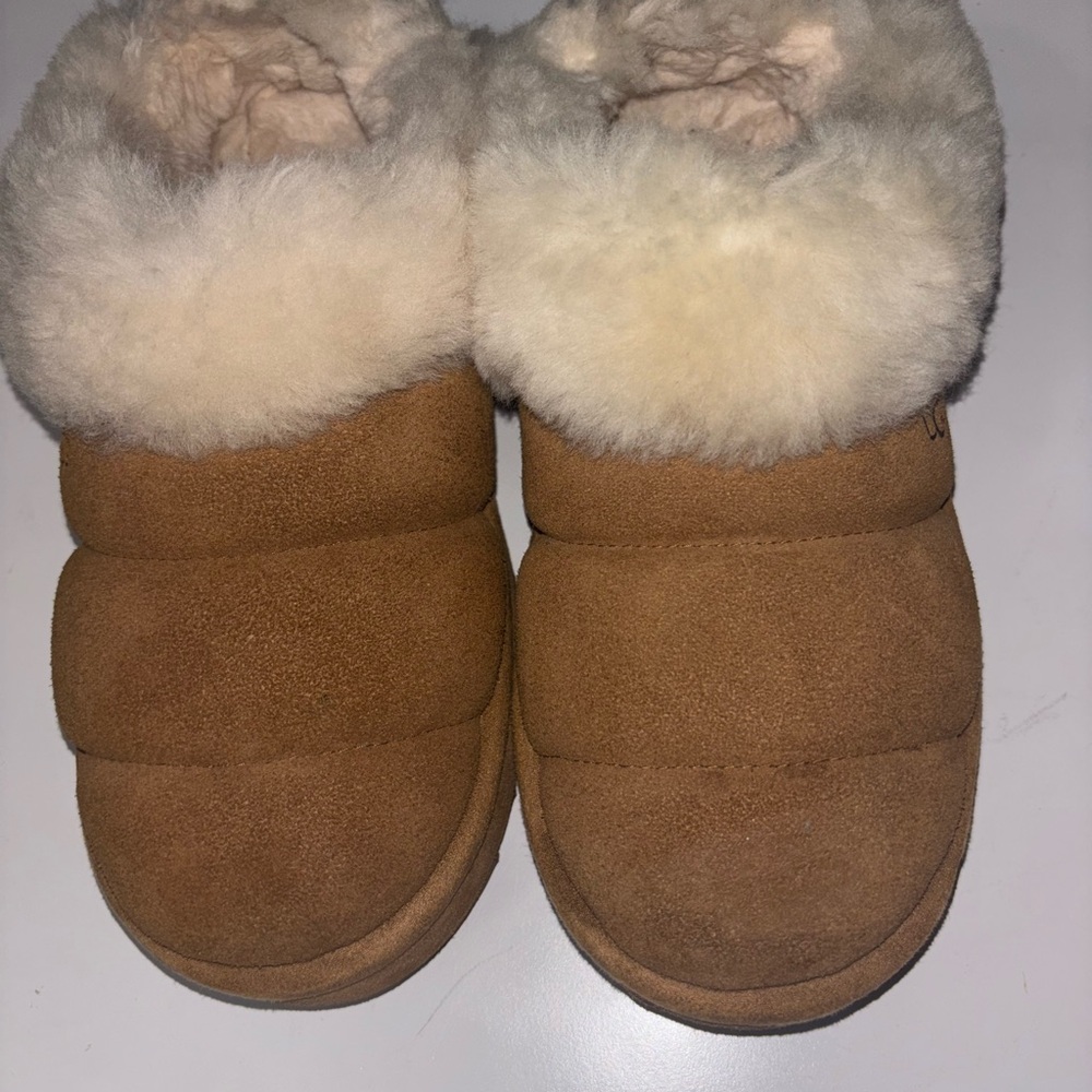 UGG Tazzlita Women's Chestnut Platform Slippers Shoes Size 9 - Picture 2 of 7